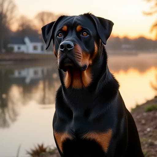 Dog named Remington
