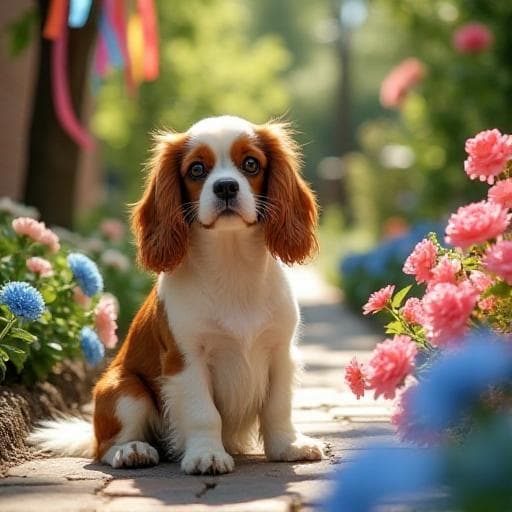 Dog named Ribbon