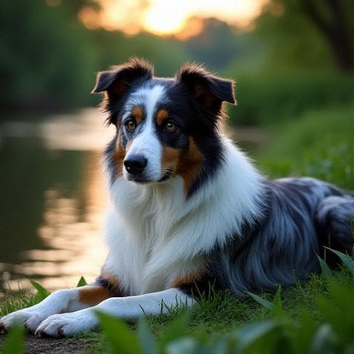 Dog named River