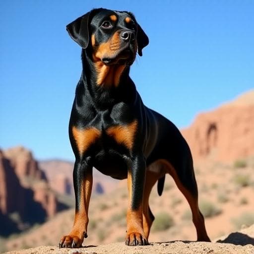 Dog named Rocky