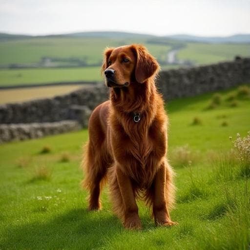 Dog named Ruairi