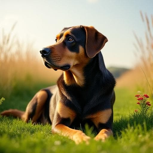 Dog named Rueben