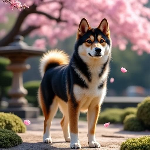 Dog named Ruki