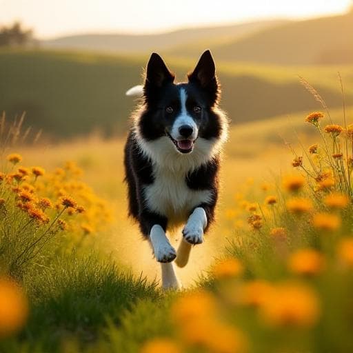 Dog named Rusher