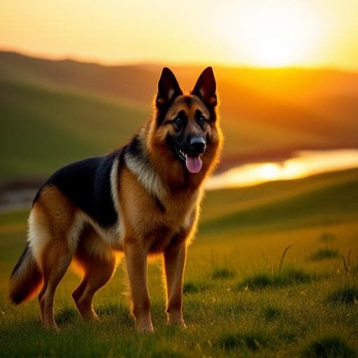 Dog named Ruslan