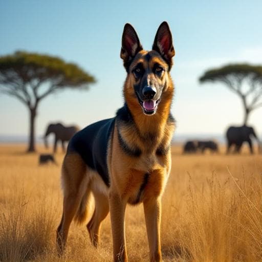 Dog named Safari