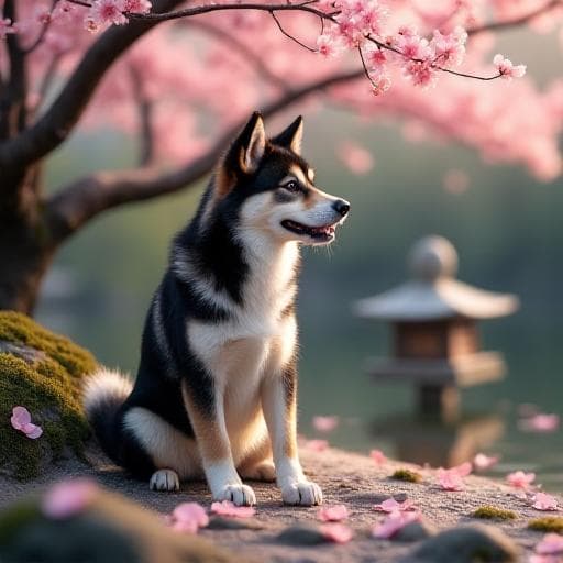 Dog named Sai