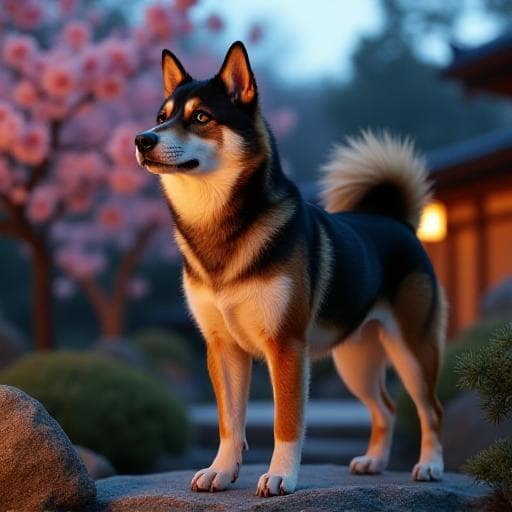 Dog named Sanjo