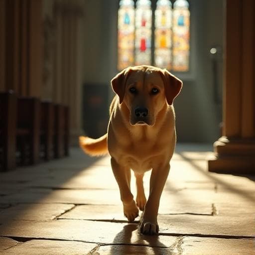 Dog named Santo
