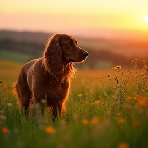 Dog named Saoirse