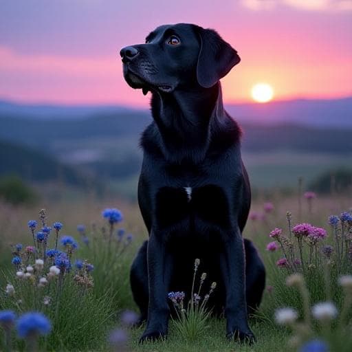 Dog named Sapphire