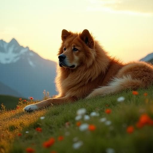 Dog named Shambala