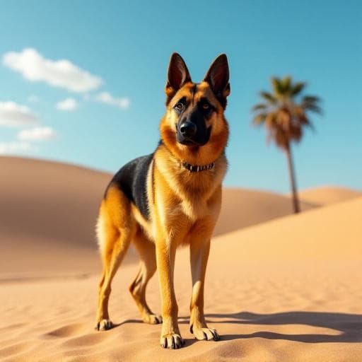 Dog named Sheik