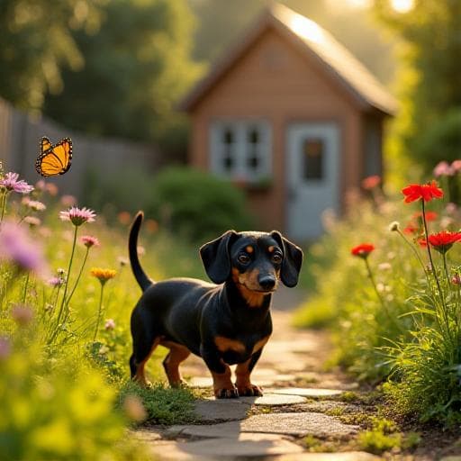 Dog named Shortie