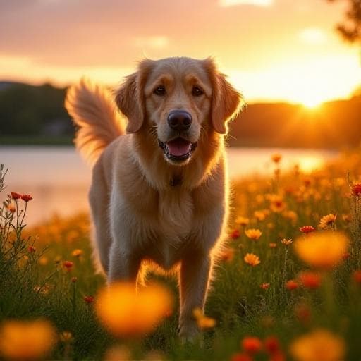 Dog named Starburst