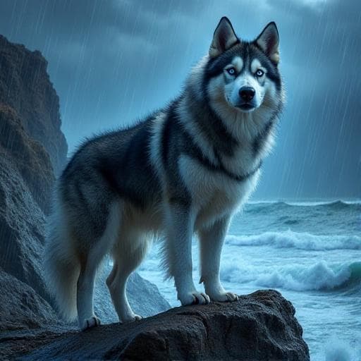 Dog named Stormy