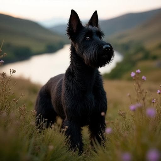 Dog named Tavish
