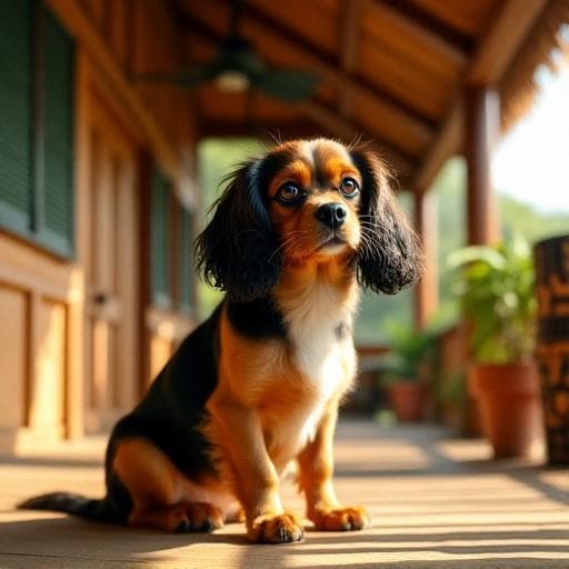 Dog named Tiki