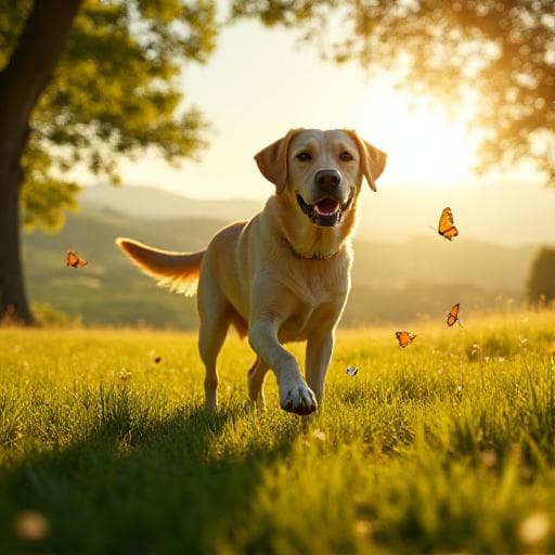 Dog named Tris