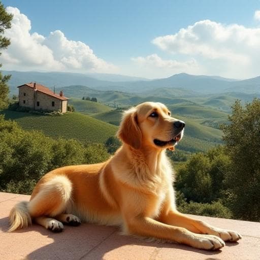 Dog named Tuscany