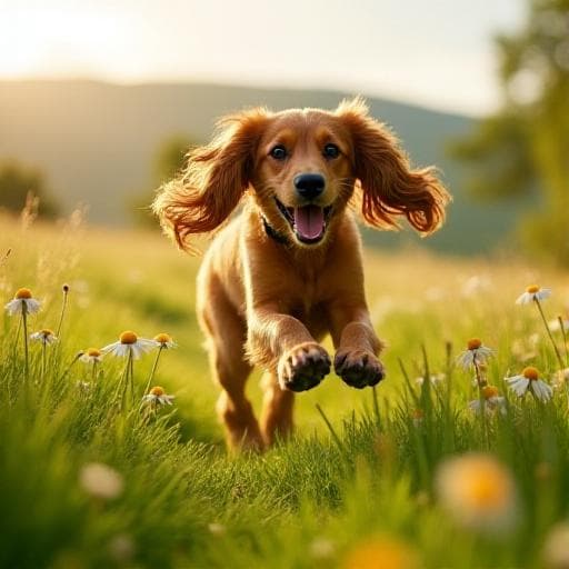 Dog named Twirl
