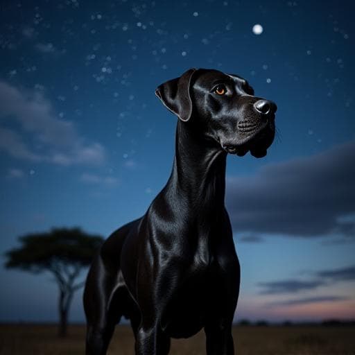 Dog named Usiku