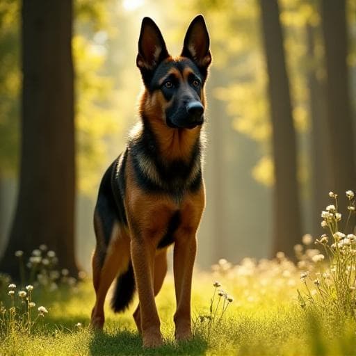 Dog named Vusi