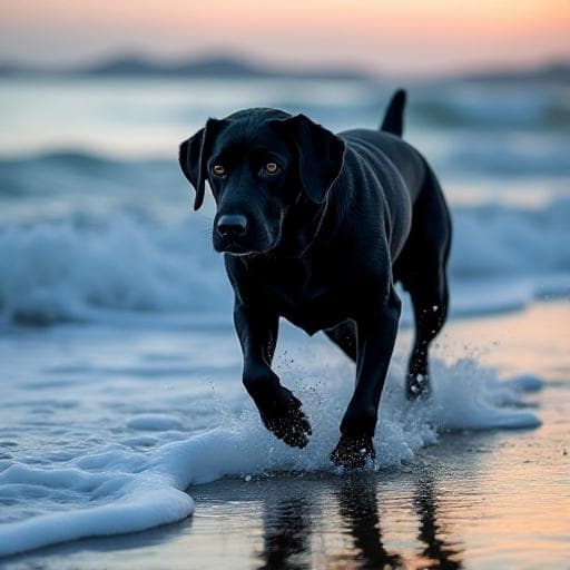 Dog named Wave