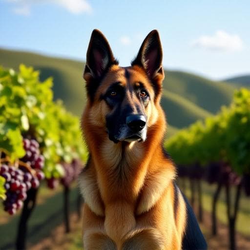 Dog named Winzer