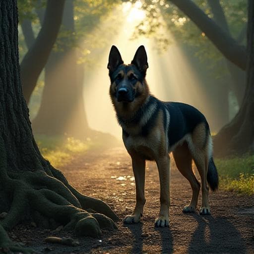 Dog named Wodin