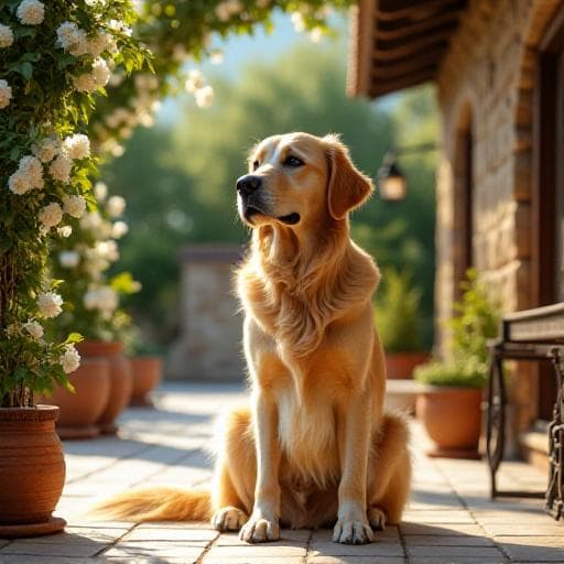 Dog named Xenia