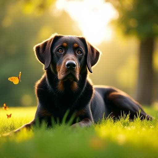 Dog named Xolani