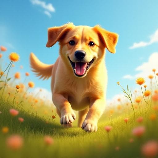 Dog named Xony