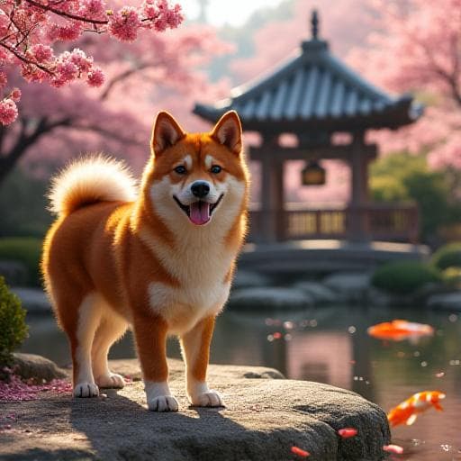 Dog named Yaki