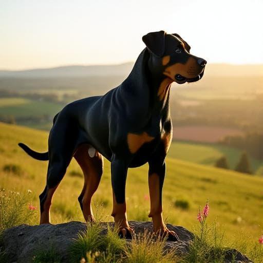 Dog named Zaron