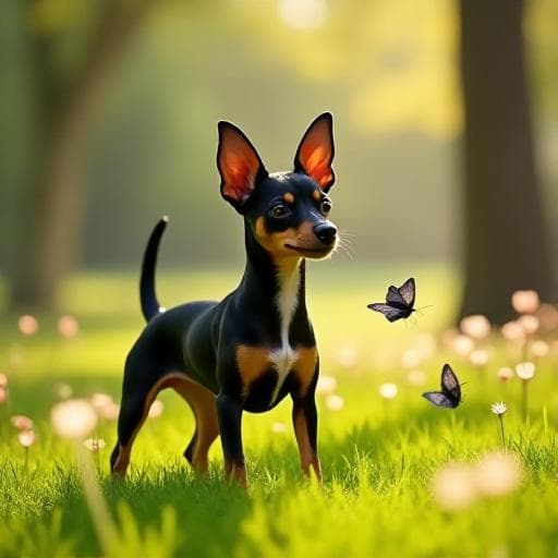 Dog named Zebula