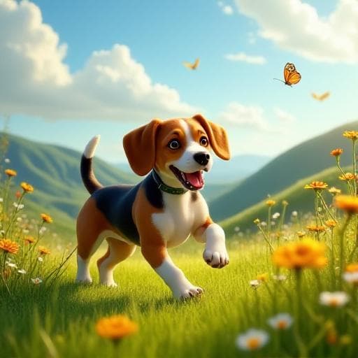 Dog named Amelio