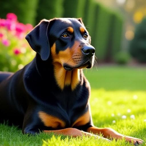 Dog named Amos