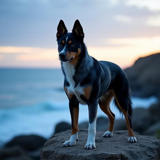 Dog named Azuro