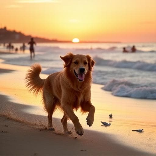 Dog named Beach