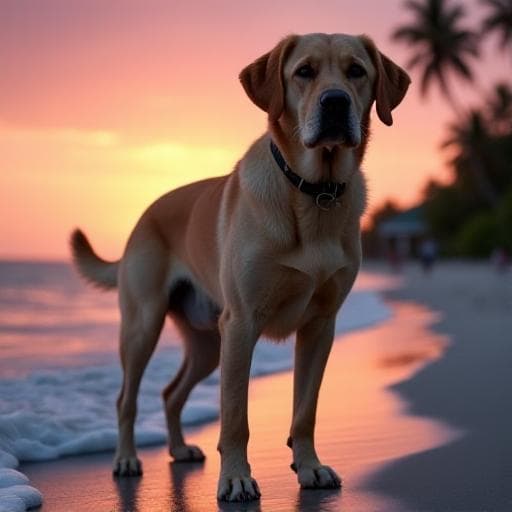 Dog named Calusa
