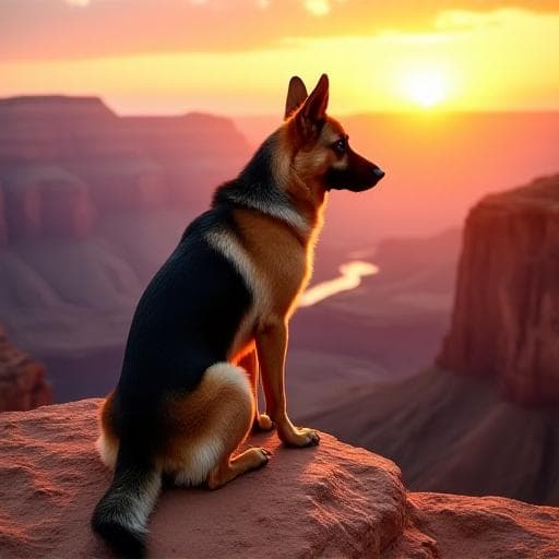 Dog named Canyon