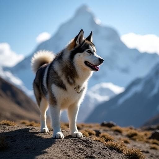 Dog named Everest