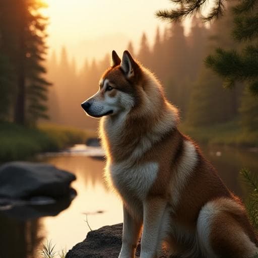 Dog named Eyak