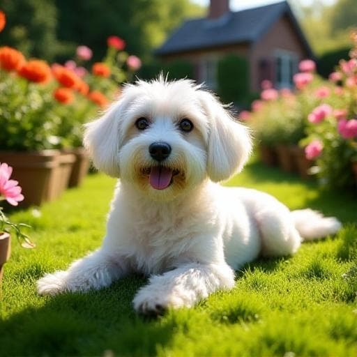 Dog named Fluffy Frank