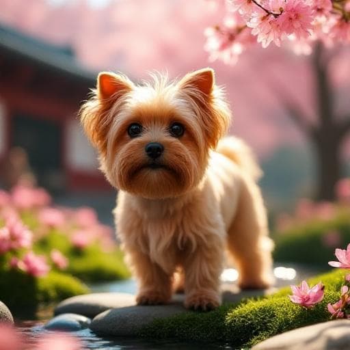 Dog named Hina