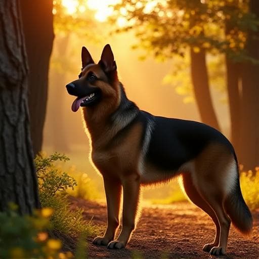 Dog named Ikarus