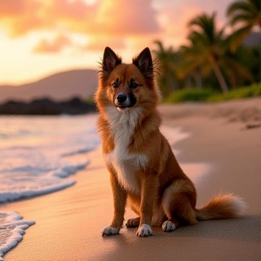 Dog named Iniki