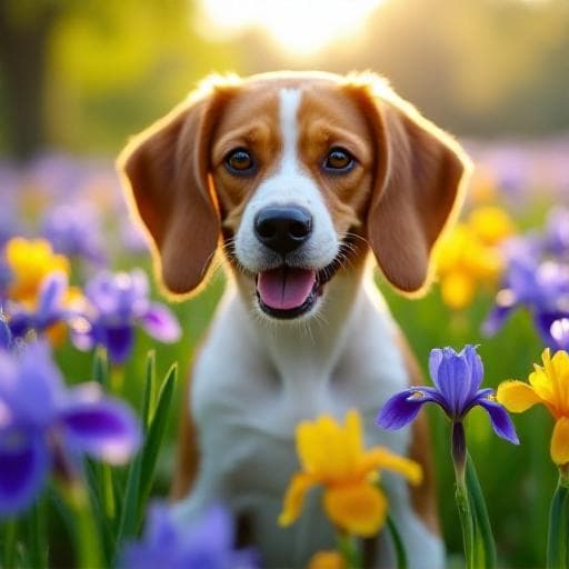 Dog named Iris