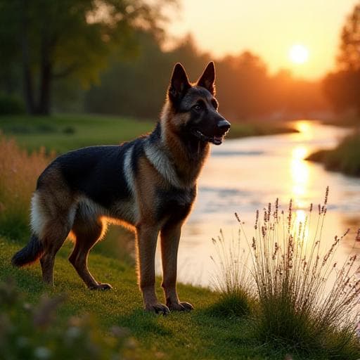 Dog named Isar